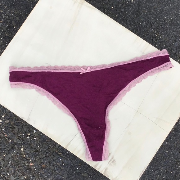 4 pair Victoria Secret Blue Purple set lace OS - Picture 10 of 11